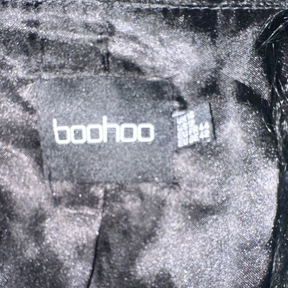 Boohoo Chic Black Faux Fur Jacket - Picture 4 of 7